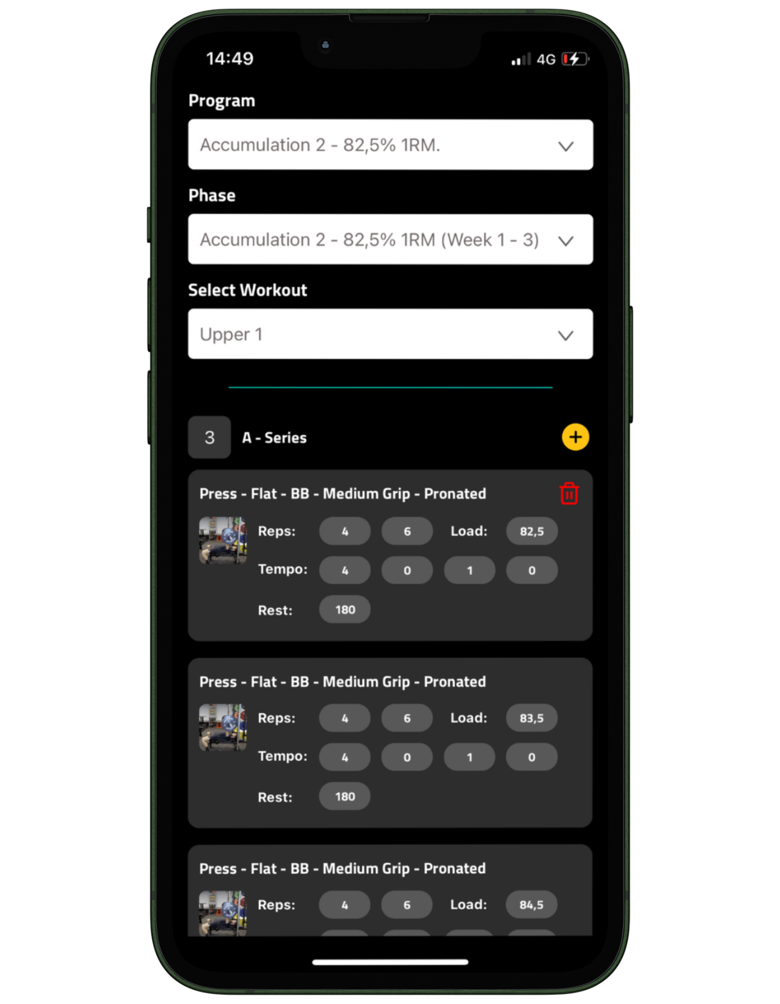 Workout overview